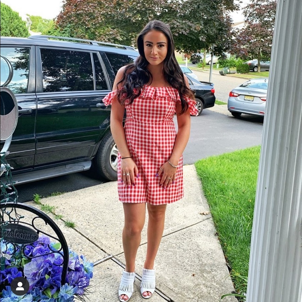 RED/WHITE DRESS - Picture 2 of 2